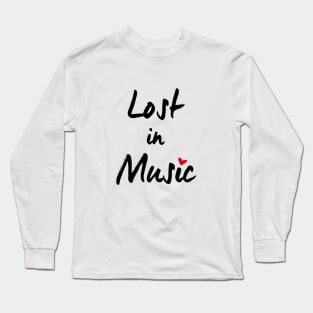 Lost in music Long Sleeve T-Shirt